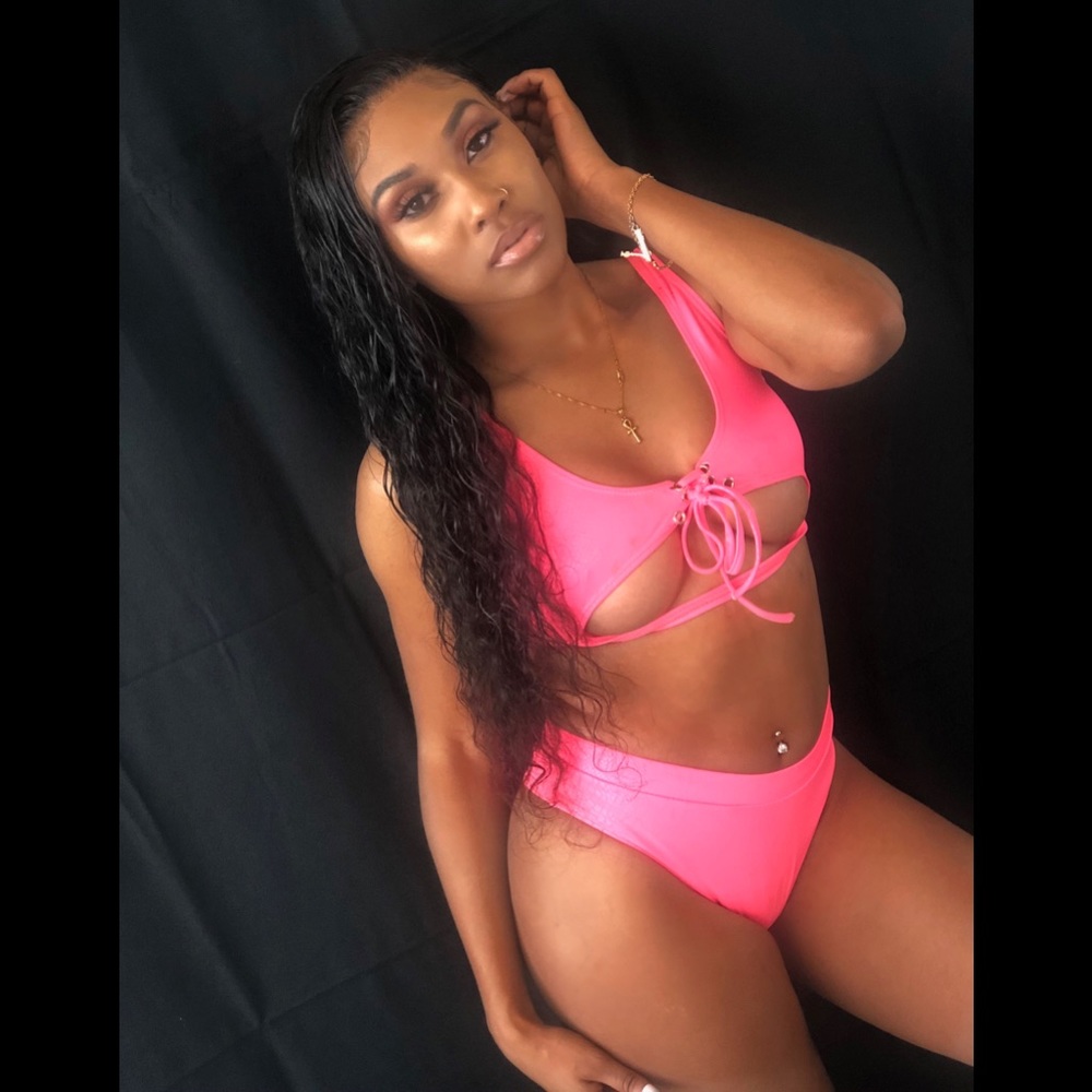 Sexy Snakeskin Two Piece Bikini.